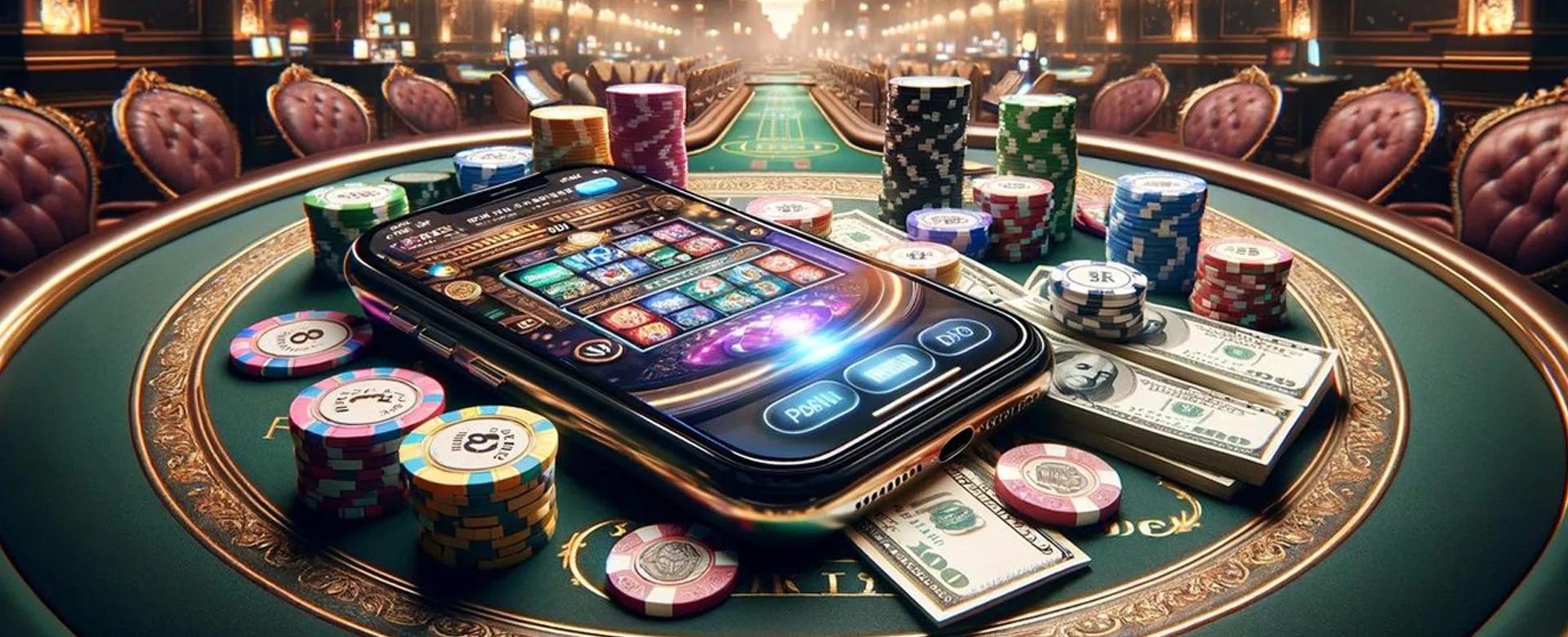 Luxurious online table game setup in the Philippines