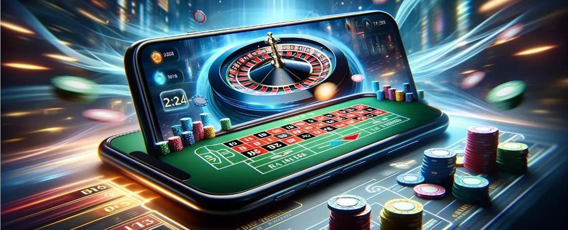 Dynamic sports betting scene with table game elements in the Philippines